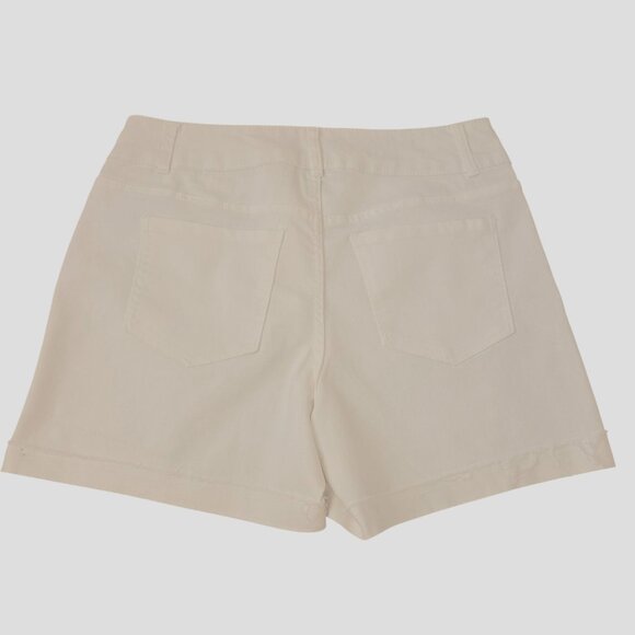 d.Jean Womens 12 Button Fly White Shorts 4100 - Picture 2 of 8